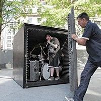 death metal band performing in an airtight box|British Death Metal Band to Perform in Airtight Cube.